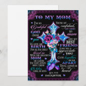 神様があなたを選んで私に命を授けてくれて、本当にありがとう - ママへ シーズンカード (正面/裏面)