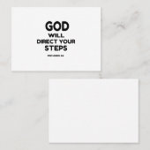 神様がお前の行く手を差し伸べよう 名刺 (正面/裏面)
