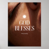 神様がポスターをフレームなしで祝福 ポスター (正面)