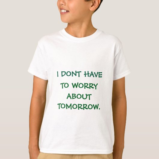 神様が守ってくれる キッズTシャツ Tシャツ (正面)