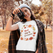 神様が私たちみんなを祝福してくださる 感謝祭/秋 クリスチャン Tシャツ