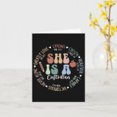 神様が言う聖書の言葉 キリスト教徒のバックトゥスクール カード (黄色い花)