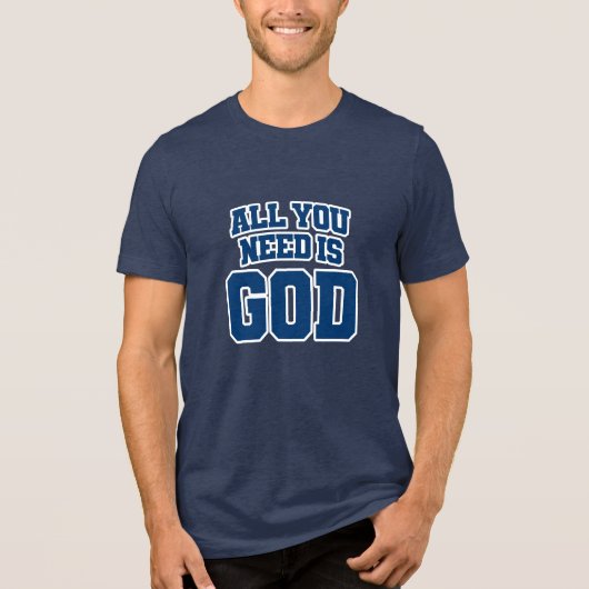 神様だけあればそれでいい トライブレンドTシャツ (正面)