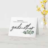 神様のお母さんギフト私の神様の親になってくれてありがとう カード (黄色い花)