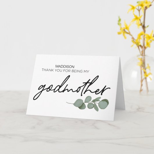 神様のお母さんギフト私の神様の親になってくれてありがとう カード (黄色い花)