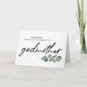 神様のお母さんギフト私の神様の親になってくれてありがとう カード (正面)