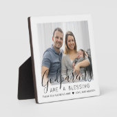 神様の両親に感謝Godchildバプテスマ写真広場 フォトプラーク (正面)