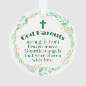 神様の両親 – 天国からの贈り物 オーナメント (裏面)