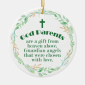 神様の両親 – 天国からの贈り物 セラミックオーナメント (正面)