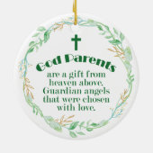 神様の両親 – 天国からの贈り物 セラミックオーナメント (裏面)
