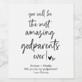 神様の御親御願いかな ワインラベル (シングルラベル)