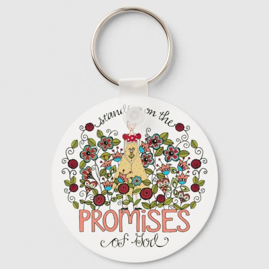 神様の約束のキーチェーンに立ち向かう キーホルダー (正面)