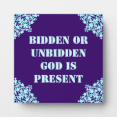 神様は現在の額 フォトプラーク (正面)