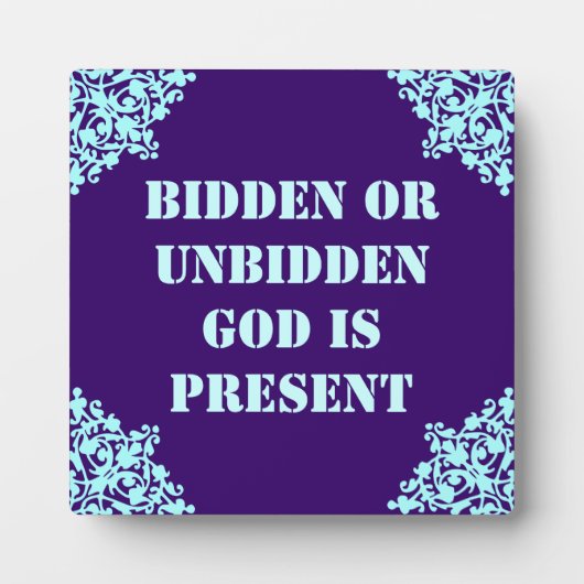 神様は現在の額 フォトプラーク (正面)