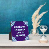 神様は現在の額 フォトプラーク (インサイチュ)