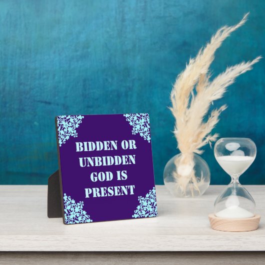 神様は現在の額 フォトプラーク (インサイチュ)