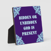 神様は現在の額 フォトプラーク (正面)