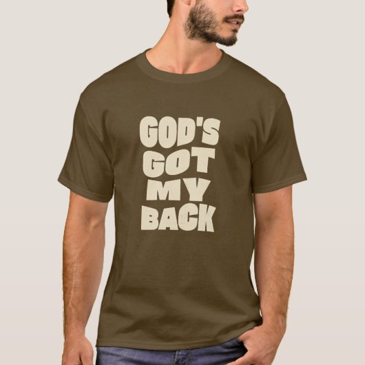 神様は私の背中にいる Tシャツ (正面)