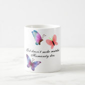 「神様は間違いを犯さない」11オンスコーヒーマグ コーヒーマグカップ (中央)