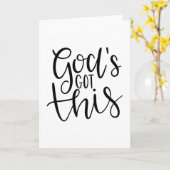 神様得の カード (黄色い花)