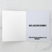 神様、あなたを思い出すたびに感謝します キャビン カード (内部)