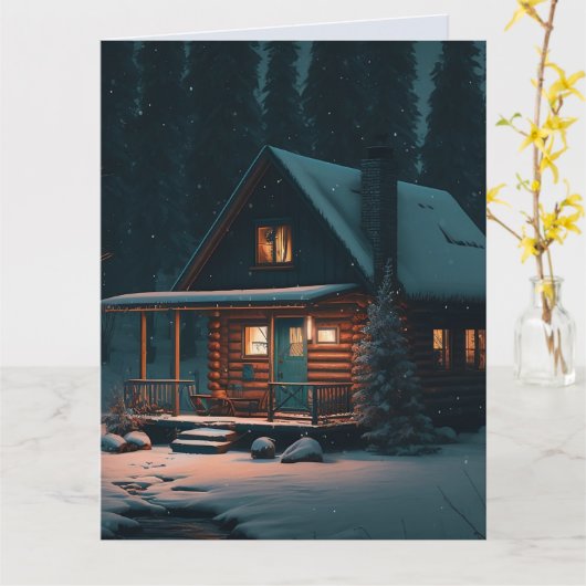 神様、あなたを思い出すたびに感謝します キャビン カード (黄色い花)