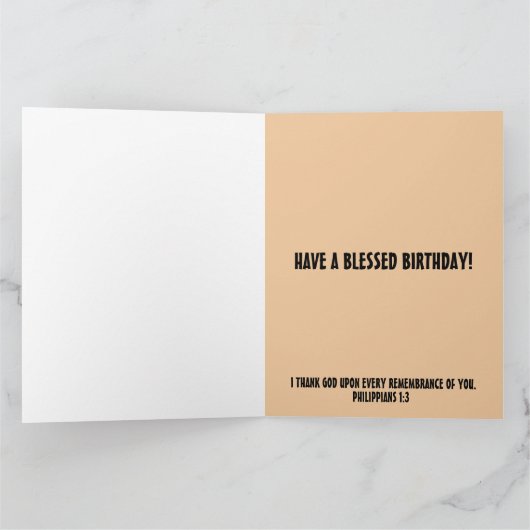 神様、いつもあなたのことを思い出すたびに感謝します 猫のカード カード (内部)