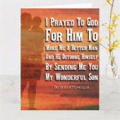 神様、私を良い人間にしてください カード (黄色い花)