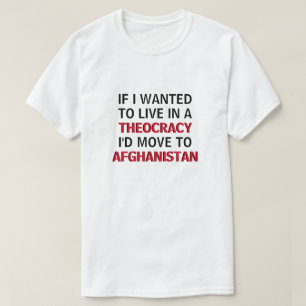 神権もし政治家の車の磁石に住みたかった Tシャツ