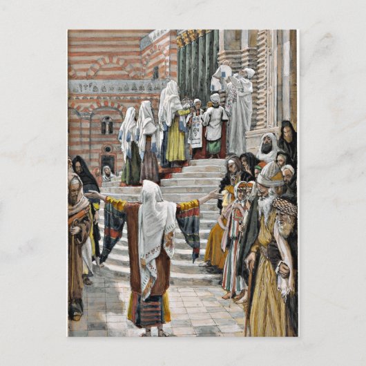 神殿でのイエスの表彰 ポストカード (正面)