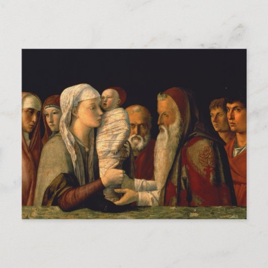 神殿でのイエスの表彰 ポストカード (正面)