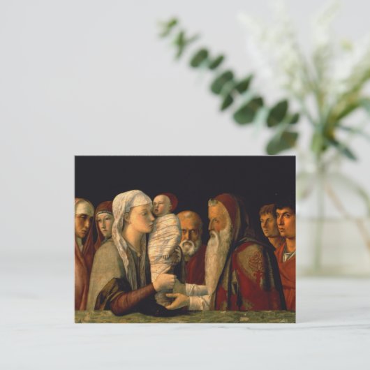 神殿でのイエスの表彰 ポストカード (スタンド正面)