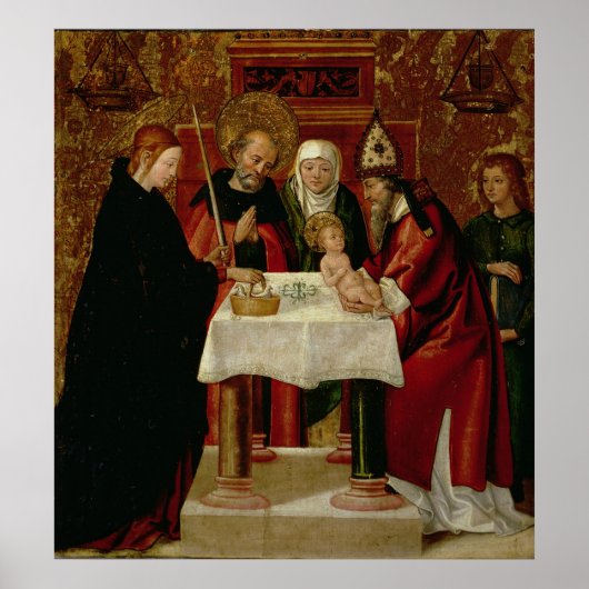 神殿での割礼 ポスター (正面)