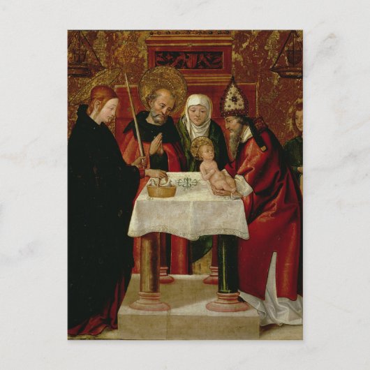 神殿での割礼 ポストカード (正面)