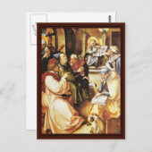 神殿にいる12歳のイエス ポストカード (正面/裏面)