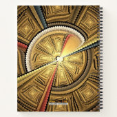 神殿のドームの下 ノートブック (裏面)