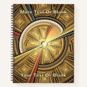 神殿のドームの下 ノートブック (正面)