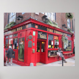 「神殿のバー」 - – アイルランド，ダブリン ポスター