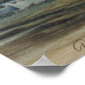 神殿の廃墟とナイルの谷 ポスター (角)