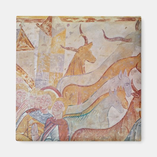 神殿の清め マグネット (正面)