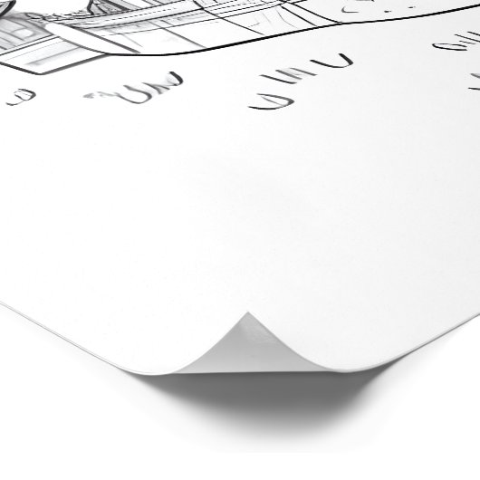 神殿守 ポスター (角)