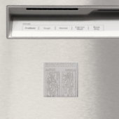 「神殿」の彫刻石 マグネット (インサイチュ (食洗機))