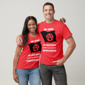 神無しマスターの赤のTシャツ無し Tシャツ (ユニセックス)