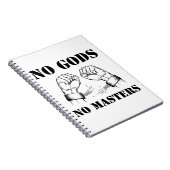 神無し、マスター無し-無神論及び無秩序(黒) ノートブック (右側)