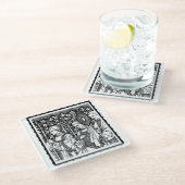 神父と聖餐式の最も神聖な修道院 ガラスコースター (アングル)