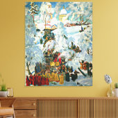 神父に対する水の聖化 キャンバスプリント (インサイチュ (リビング))