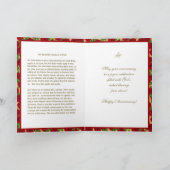 神父の誕生日祝福祭 聖母マリア カード (内部)