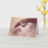 神父よ、神の祝福を カード (黄色い花)