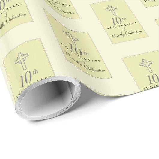 神父エンボスクロス10周年 ラッピングペーパー (ロールコーナー)