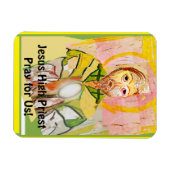 神父カードのイエス・キリスト マグネット (横)